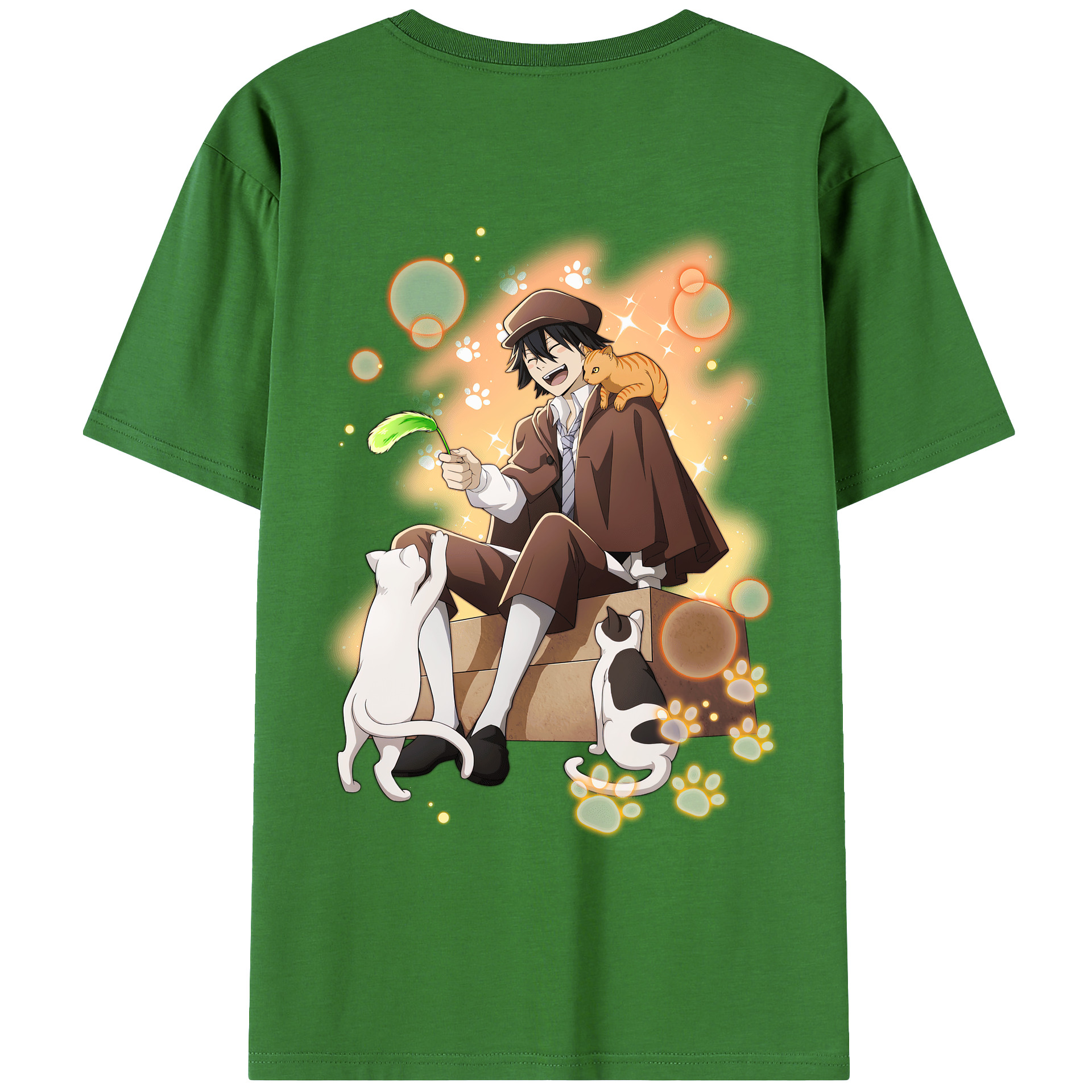 （画像用） 文豪ストレイドッグス Bungo Stray Dogs レディース半袖Tシャツ(バックプリント)